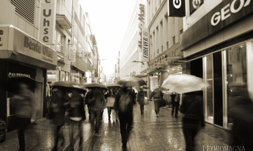 Germans in the Rainy Day